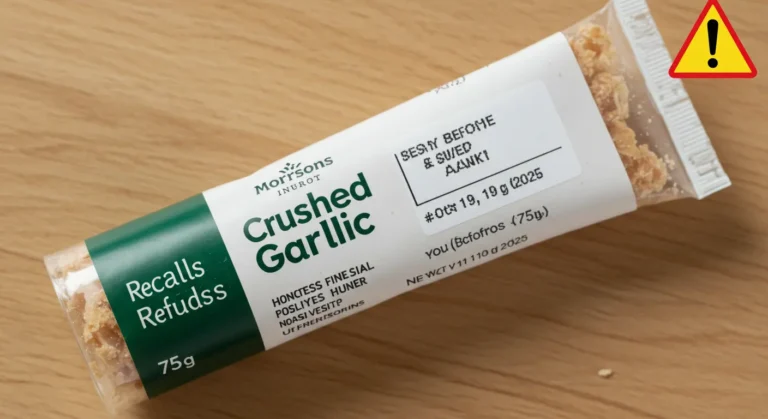 Morrisons Crushed Garlic Recall