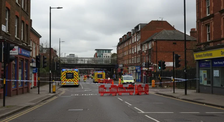 Nottingham Queen's Road closure unsafe building