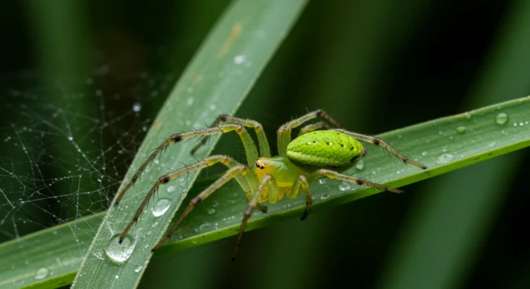 bright green spider UK