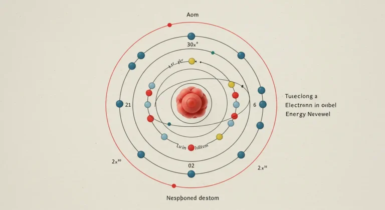 who suggested that electrons orbit the nucleus at specific distances