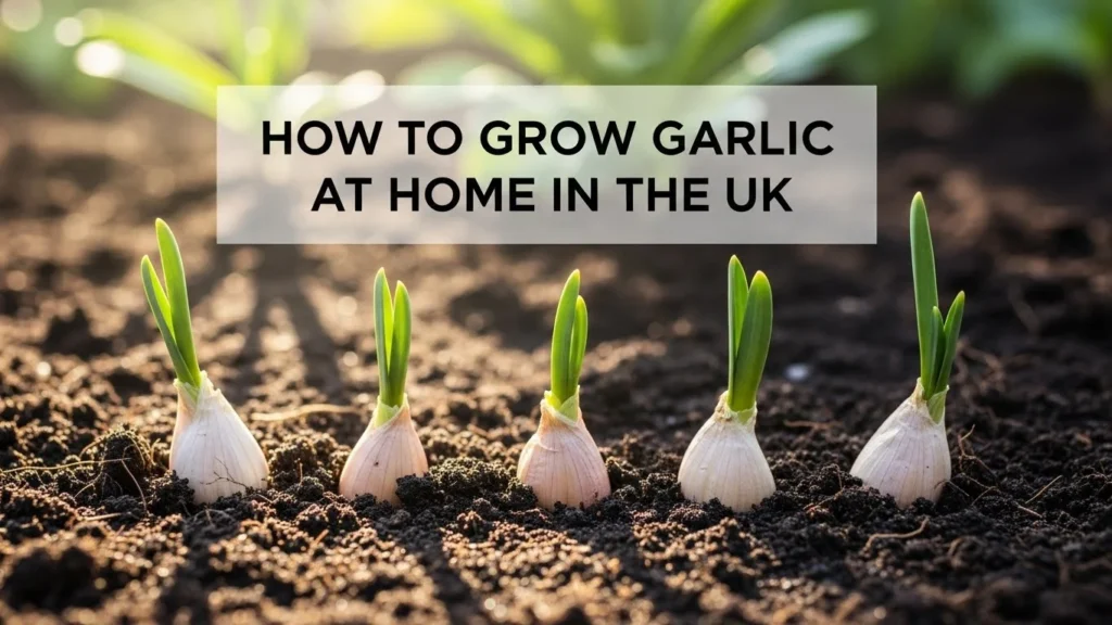 How to grow garlic at home in the UK