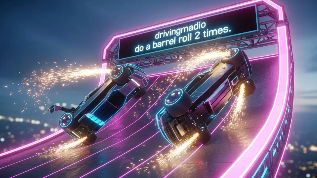 drivingmadio do a barrel roll 2 times.