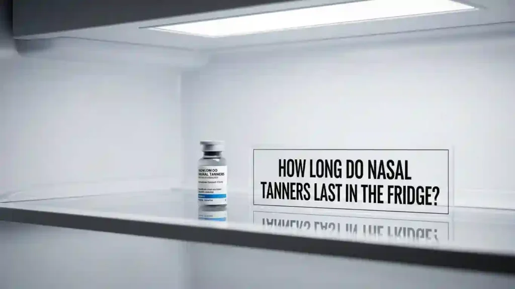 how long do nasal tanners last in the fridge​
