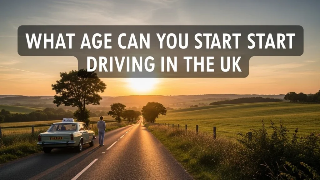 what age can you start driving uk